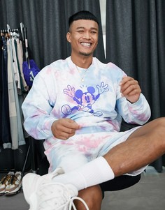 Oversized-свитшот от комплекта с принтом тай-дай ASOS DESIGN-Мульти