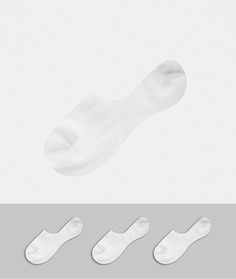 Комплект из 3 пар белых носков Selected Homme-Белый