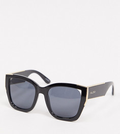 Квадратные солнцезащитные очки в черной оправе ALDO-Черный