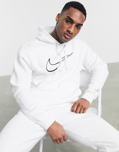 Белый худи с логотипом Nike