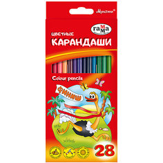 Цветные карандаши Гамма "Мультики", 28 цветов Gamma
