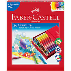 Цветные карандаши Faber-Castell Grip, 36 цветов