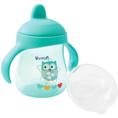 Поильник-непроливайка Uviton Baby, 250 мл, мятный
