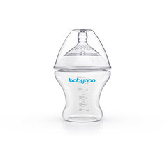 Бутылочка BabyOno Natural Nursing антиколиковая, 180 мл