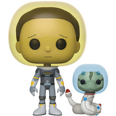 Фигурка Funko POP! Vinyl: Рик и Морти: Морти в скафандре со змеёй, Fun2549369