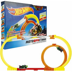 Игровой набор 1Toy Hot Wheels "Мотофристайл", 8 деталей
