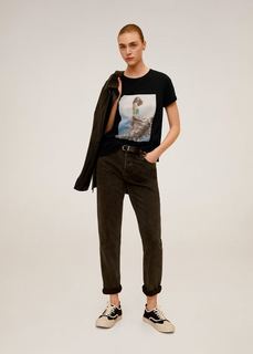 Футболка с принтованным изображением - Woman Mango