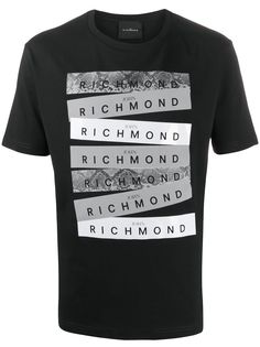 John Richmond футболка с нашивкой-логотипом