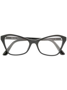 Prada Eyewear очки в оправе кошачий глаз