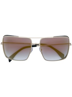 Moschino Eyewear солнцезащитные очки в квадратной оправе