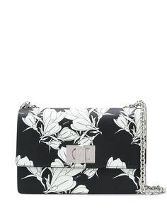 Furla сумка-тоут с цветочным принтом