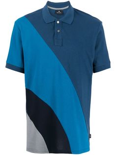 PS Paul Smith рубашка-поло в стиле колор-блок