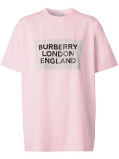 Burberry футболка оверсайз с логотипом
