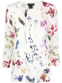 Avant Toi floral print knitted top