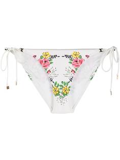 Tory Burch плавки бикини с цветочным принтом