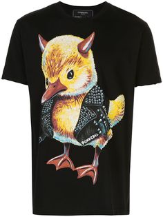 DOMREBEL футболка Evil Duck с круглым вырезом и принтом