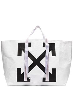 Off-White сумка-тоут с логотипом