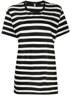 R13 платье-футболка в полоску с круглым вырезом