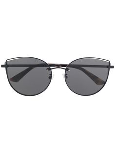 McQ Alexander McQueen солнцезащитные очки в оправе кошачий глаз с логотипом