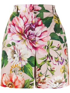 Dolce & Gabbana шорты с цветочным принтом