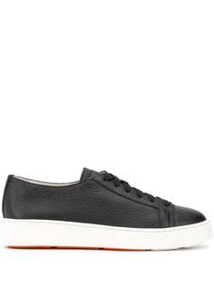 Santoni кеды на шнуровке