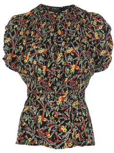 Polo Ralph Lauren блузка с цветочным принтом