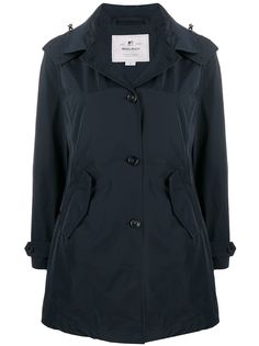 Woolrich однобортный плащ