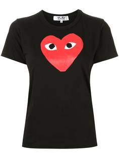 Comme Des Garçons Play футболка с логотипом