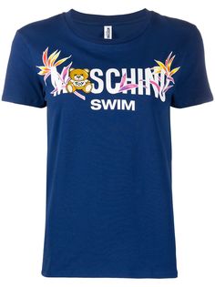 Moschino swim print T-shirt