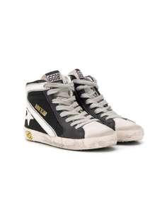 Golden Goose высокие кеды Slide