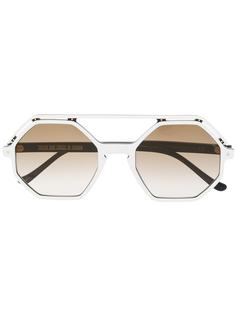Cutler & Gross солнцезащитные очки в массивной геометричной оправе