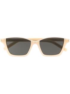 Saint Laurent Eyewear солнцезащитные очки Dylan в прямоугольной оправе