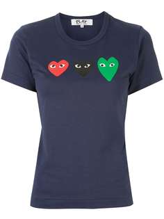 Comme Des Garçons Play футболка с логотипом