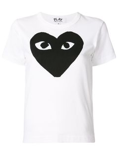 Comme Des Garçons Play футболка с логотипом