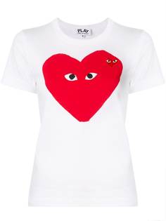 Comme Des Garçons Play футболка с круглым вырезом и логотипом