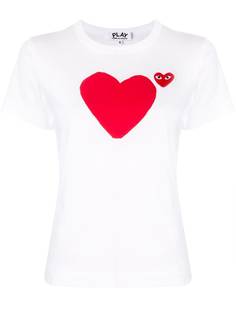 Comme Des Garçons Play футболка с круглым вырезом и принтом