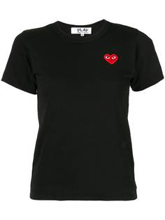 Comme Des Garçons Play футболка с нашивкой