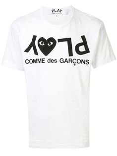 Comme Des Garçons Play футболка с логотипом