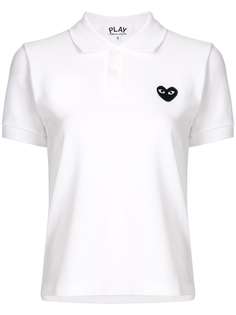 Comme Des Garçons Play рубашка-поло с нашивкой-логотипом