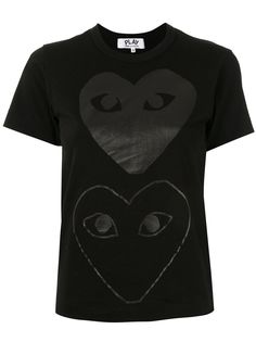 Comme Des Garçons Play футболка с логотипом