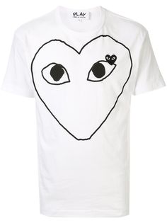 Comme Des Garçons Play футболка с логотипом