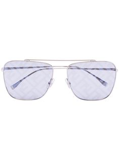 Fendi солнцезащитные очки с логотипом FF