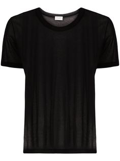 Saint Laurent прозрачная футболка