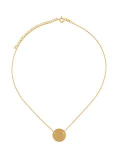 Hsu Jewellery колье Making Marks с подвеской-диском