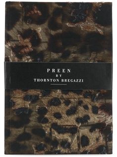 Preen By Thornton Bregazzi книга в обложке с леопардовым принтом