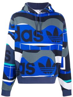 adidas худи с принтом