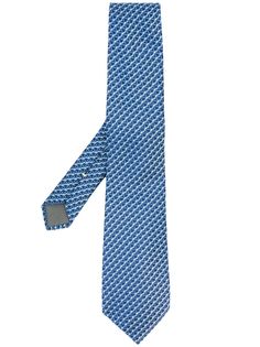 Canali галстук с геометричным узором