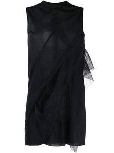 Rick Owens Lilies топ без рукавов из тюля