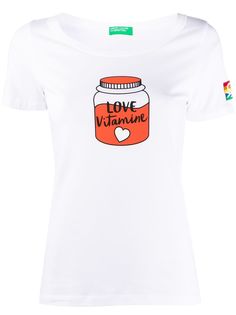 Benetton футболка Love Vitamine с графичным принтом