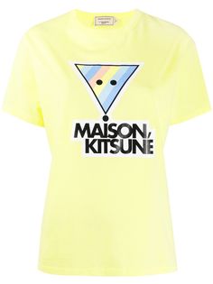 Maison Kitsuné футболка с логотипом